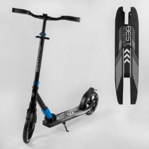 Самокат алюмінієвий "Best Scooter" (колеса PU, d переднього колеса - 230мм, d заднього колеса - 215мм, 1 амортизатор передній)