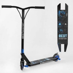 Самокат трюковий "Best Scooter" (HIC-система, ПЕГИ, алюмінієвий диск та дека, колеса PU d-110мм, ширина керма-52см, висота - 83см)