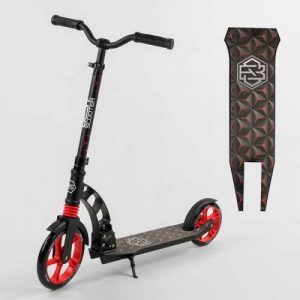 Самокат двоколісний "Best Scooter" (колеса PU, d переднього колеса - 23 см, d заднього колеса - 18 см, 1 амортизатор)