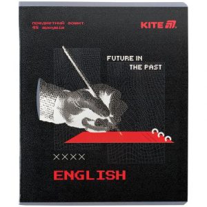 Зошит предметн. 48 арк., лн., гібр лак+УФ, Techno,англ. мова