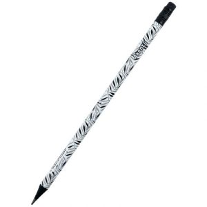 Олівець графітний Axent 9009, HB, туба, Black Leaves