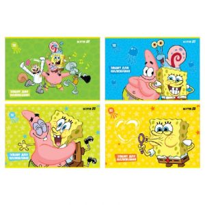 Зошит для малювання, 12 арк., скоба, софт тач + УФ лак, SB