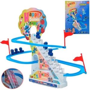 Трек на батарейках "Стіч" (автоматичний підйомник, підсвічування, музика, герої)