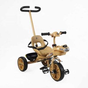 Велосипед 3-х колісний BS-70619 Best Trike колеса EVA переднє 10’’, заднє 8’’, сталева рама, УКР. ОЗВУЧУВАННЯ, батьківська ручка, в коробці