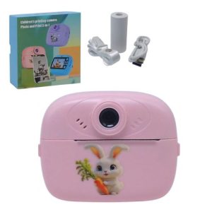 Фотоапарат-термопринтер "Кролик" (рожевий)