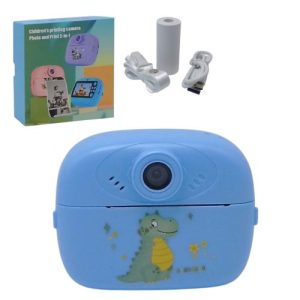 Фотоапарат-термопринтер "Динозавр" (блакитний)