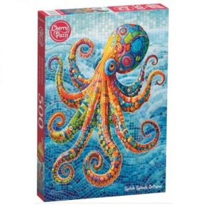 Пазли "Різнокольоровий восьминіг", на 500 елементів