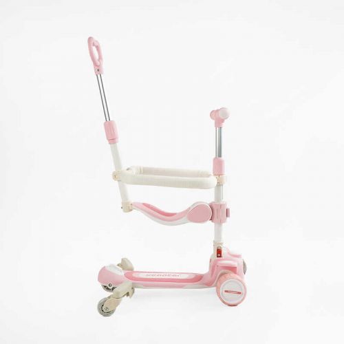 Самокат 5в1 "Skyper" колеса PU 125х40 мм зі світлом, укр озвучування та підсвічування платформи, з ДОП. КОЛЕСАМИ, захисний бампер, в коробці