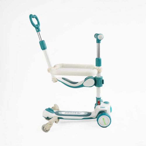 Самокат 5в1 "Skyper" колеса PU 125х40мм зі світлом, укр озвучування та підсвічування платформи, з ДОП. КОЛЕСАМИ, захисний бампер, в коробці