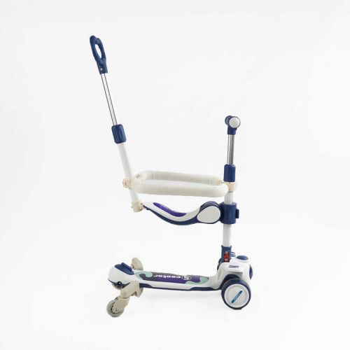 Самокат 5в1 "Skyper" колеса PU 125х40мм зі світлом, укр озвучування та підсвічування платформи, з ДОП. КОЛЕСАМИ, захисний бампер, в коробці