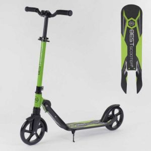 Самокат двоколісний "Best Scooter" затиск керма, колеса PU - 20 см, 1 амортизатор