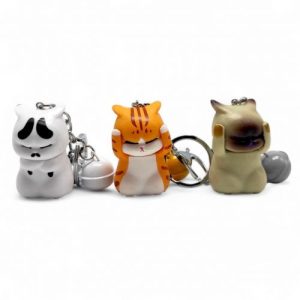 Брелок "Котик з дзвіночком" (МІКС) 4.5 см