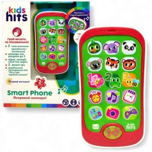 Телефон музичний "SmartPhone Яскравий зоопарк" 2+
