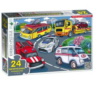 Гра-пазл на 24 елементи "Машини помічники"