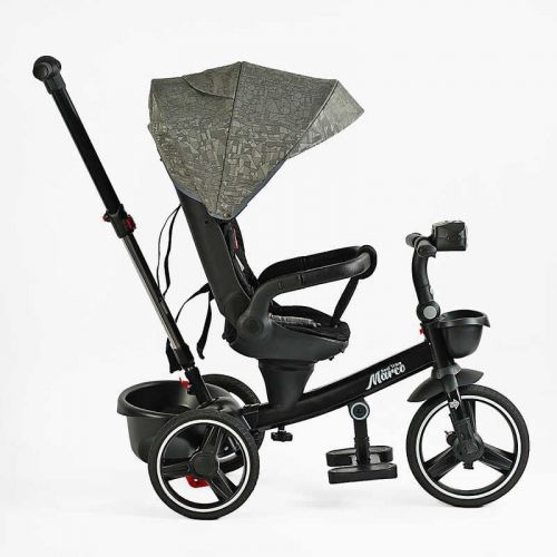 Велосипед 9155 / 318-82 BestTrike Marco (1) поворотне сидіння, складне кермо, колеса з прогумованим PU, кошик, телескопічна ручка, фара музична