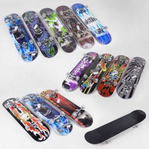 Скейт, колеса PU діаметром 5 см, китайський клен, підшипники ABEC-5, підвіска - алюміній