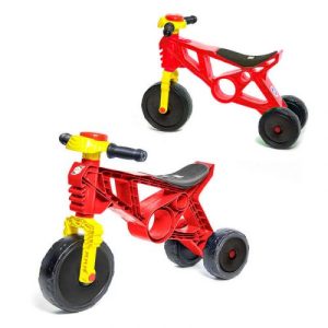 Мотоцикл "Велобіг", червоний