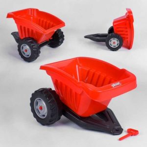 Причіп для педального трактора "Pilsan" ЧЕРВОНИЙ, в пакеті