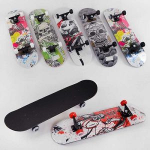 Скейт (мікс видів, колеса PU d = 5,5 cм, дерево, підшипники ABEC-9, підвіска - алюміній)