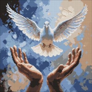 Алмазна мозаїка "Руки добра", 40х40 см.