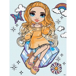 Картина по номерах "Rainbow High Poppy Rowan" 30х40 см