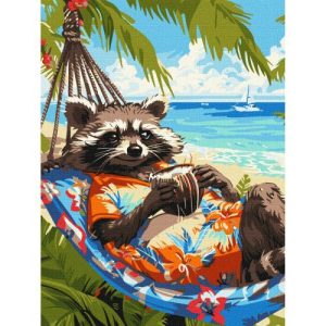 Картина за номерами "Тропічний відпочинок" 30х40 см