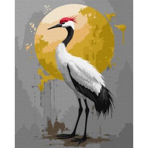 Картина за номерами "Золота екзотика" з фарбами металік 40х50 см