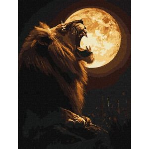 Картина за номерами "Нічний хижак", 30х40 см