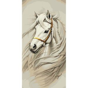 Картина за номерами з фарбами металік "Вітер свободи" 40х80 см