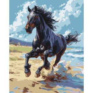 Картина за номерами "Благородний скакун" 40х50 см