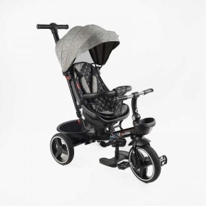 Велосипед 6390 BestTrike Oscar (1) ПОВОРОТНЕ СИДІННЯ, КЕРМО СКЛАДАЄТЬСЯ, КОЛЕСА З ПРОГУМОВАНИМ PU, КОШИК, ТЕЛЕСКОПІЧНА РУЧКА