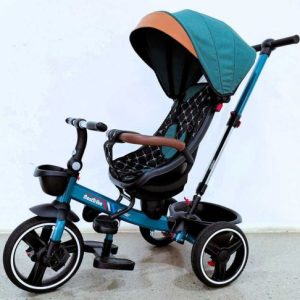 Велосипед 6390 BestTrike Oscar (1) ПОВОРОТНЕ СИДІННЯ, КЕРМО СКЛАДАЄТЬСЯ, КОЛЕСА З ПРОГУМОВАНИМ PU, КОШИК, ТЕЛЕСКОПІЧНА РУЧКА