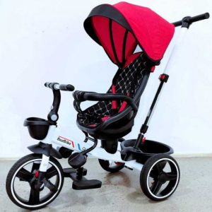 Велосипед 6390 BestTrike Oscar (1) ПОВОРОТНЕ СИДІННЯ, КЕРМО СКЛАДАЄТЬСЯ, КОЛЕСА З ПРОГУМОВАНИМ PU, КОШИК, ТЕЛЕСКОПІЧНА РУЧКА