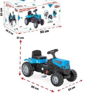 Трактор (1) Pilsan, пискавка на кермі, гумові накладки на колеса, регульована посадка сидіння, інструкція, в коробці