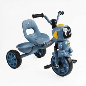 Велосипед 3-х колісний BS-40506 Best Trike (1) колеса EVA переднє 10’’, заднє 8’’, сталева рама, УКР. ОЗВУЧУВАННЯ, кошик, в коробці