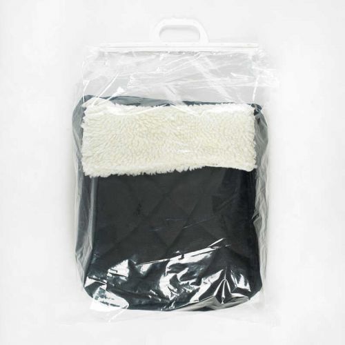 Конверт для новонародженого, на хутрі "Умка", чорний - Зображення 2