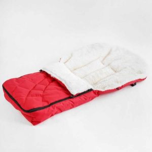 Конверт для новонародженого, на хутрі "Умка", червоний