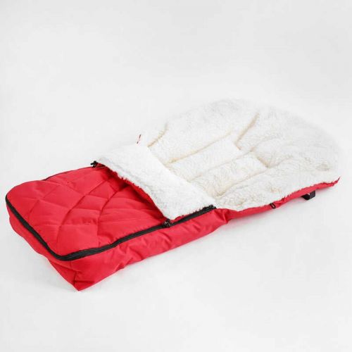 Конверт для новонародженого, на хутрі "Умка", червоний