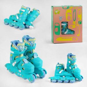 Ролики (розмір 26-29 (6) колір СИНІЙ, колеса PU, устілка – 15-16.5 см, d колес – 6 см, в коробці)