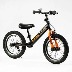 Велобіг CORSO LAMBO LB-14084 (1) сталева рама, ручне гальмо, колеса надувні резинові 14’’, алюмінієві обода, підставка для ніг, підніжка, дзвоник