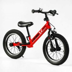 Велобіг CORSO LAMBO LB-14811 (1) сталева рама, ручне гальмо, колеса надувні резинові 14’’, алюмінієві обода, підставка для ніг, підніжка, дзвоник