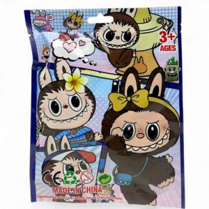 Іграшка-сюрприз (Лабубу 10 см брелок+ 3 картки), мікс видів