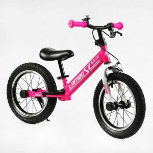 Велобіг CORSO LAMBO LB-14962 (1) сталева рама, ручне гальмо, колеса надувні резинові 14’’, алюмінієві обода, підставка для ніг, підніжка, дзвоник