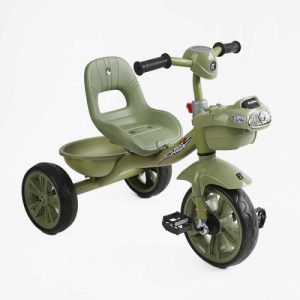 Велосипед 3-х колісний BS-60417 Best Trike (1) колеса EVA переднє 10’’, заднє 8’’, сталева рама, УКР. ОЗВУЧУВАННЯ, кошик, в коробці