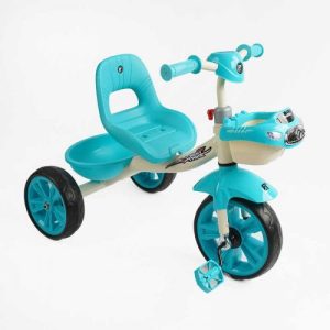 Велосипед 3-х колісний BS-60985 Best Trike (1) колеса EVA переднє 10’’, заднє 8’’, сталева рама, УКР. ОЗВУЧУВАННЯ, кошик, в коробці