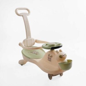 Каталка-толокар JOY LD-396-58 (1) колеса PU зі світлом, музика та світло, захисний бампер, батьківська ручка, в коробці