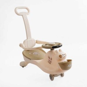 Каталка-толокар JOY LD-821-52 (1) колеса PU зі світлом, музика та світло, захисний бампер, батьківська ручка, в коробці