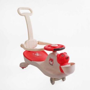 Каталка-толокар JOY SJ-774-48 (6) колеса PU зі світлом, музика та світло, захисний бампер, батьківська ручка, в коробці