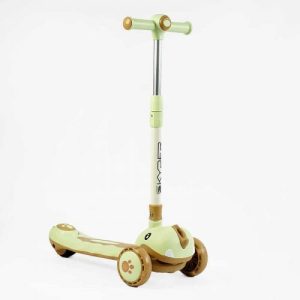 Самокат триколісний "Skyper" (колеса PU 125х40мм зі світлом, УКР. МУЗИКА та підсвічування платформи, кермо складне, в коробці)