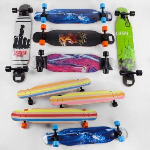 Скейт-лонгборд С 32022 (6) 6 видів, Best Board, підшипник АВЕС-11, колеса PU, d = 7см